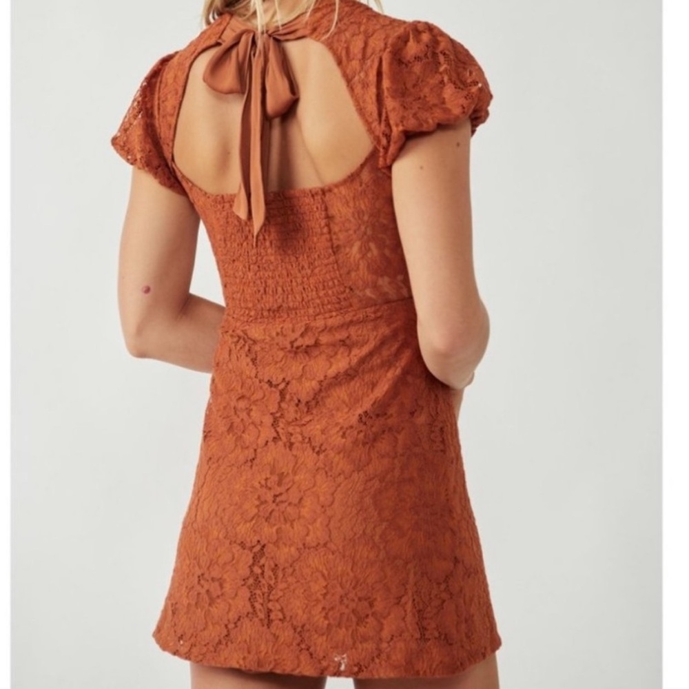 FREE PEOPLE HAILEE LACE MINI DRESS NEW WITH TAGS